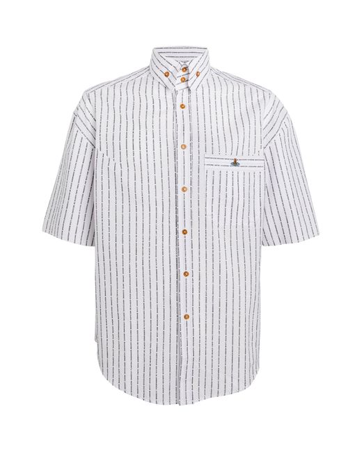 Vivienne Westwood White Cotton Short-sleeve Shirt for men
