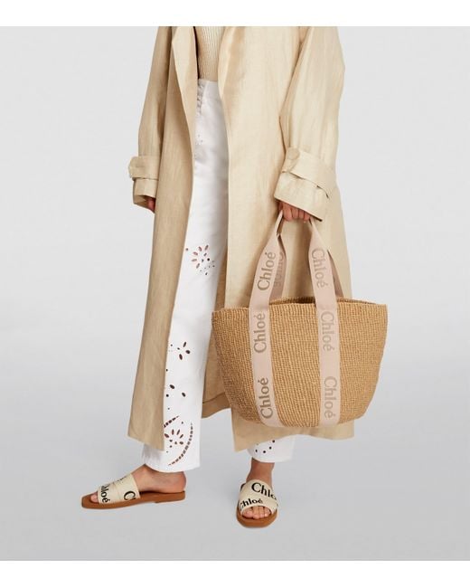 Chloé Natural Large Woody Basket Bag