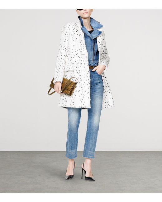Tom Ford Blue Melanie High-Rise Straight Jeans