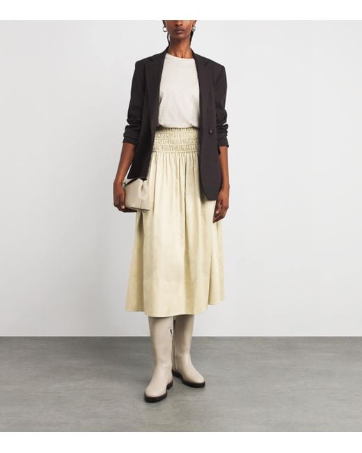 Joseph Natural Cotton Leonie Midi Skirt