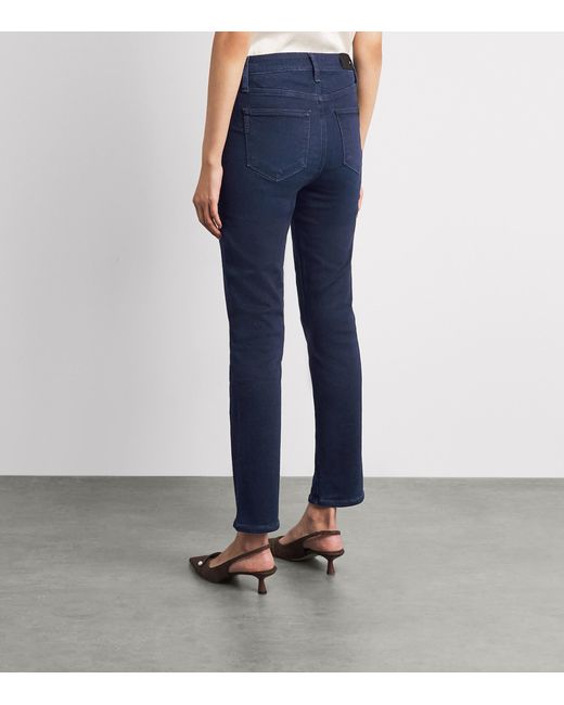 PAIGE Blue Cindy Straight Jeans