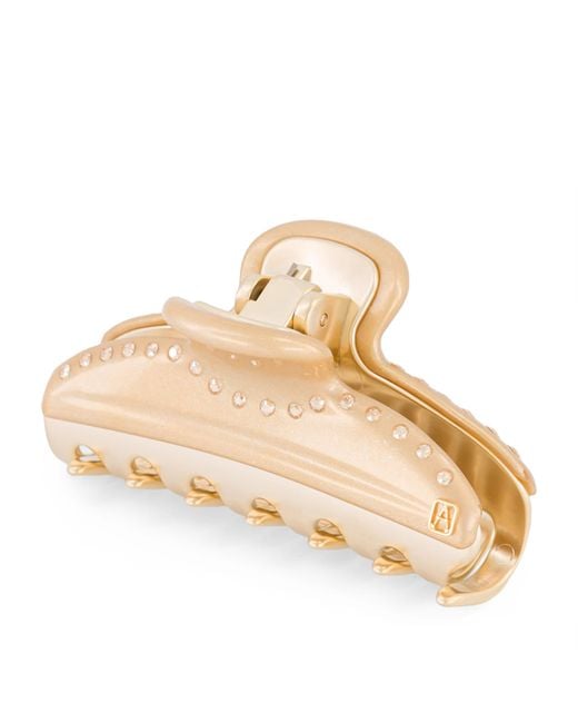 Alexandre De Paris Natural Plated Claw Hair Clip