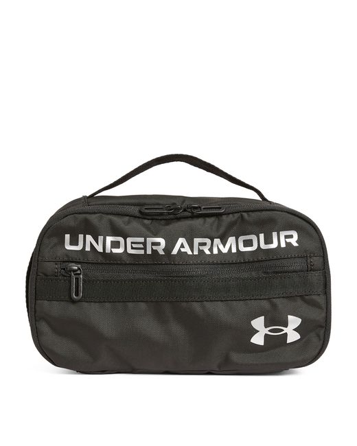Under Armour Black Water-repellent Logo Wash Bag for men