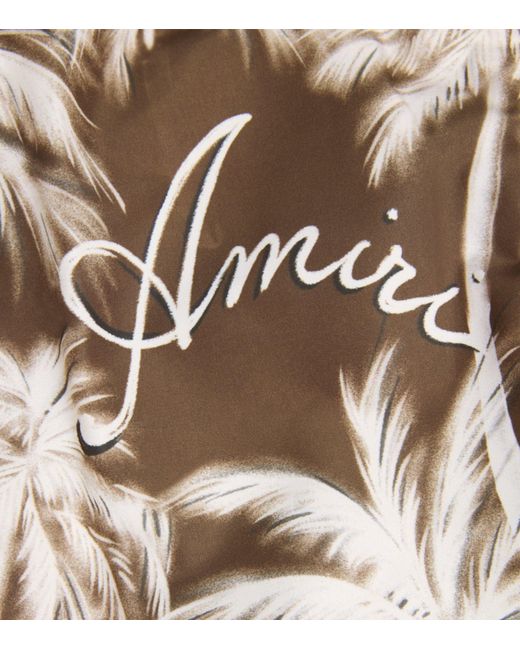 Amiri Natural Palms Swim Shorts for men