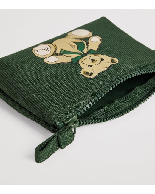 Harrods Green Henry Bear Coin Purse