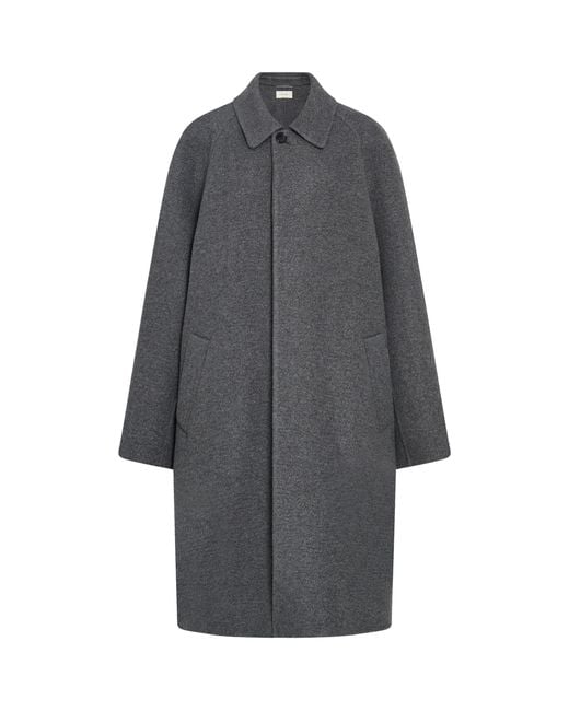 The Row Gray Zomo Cashmere Coat for men