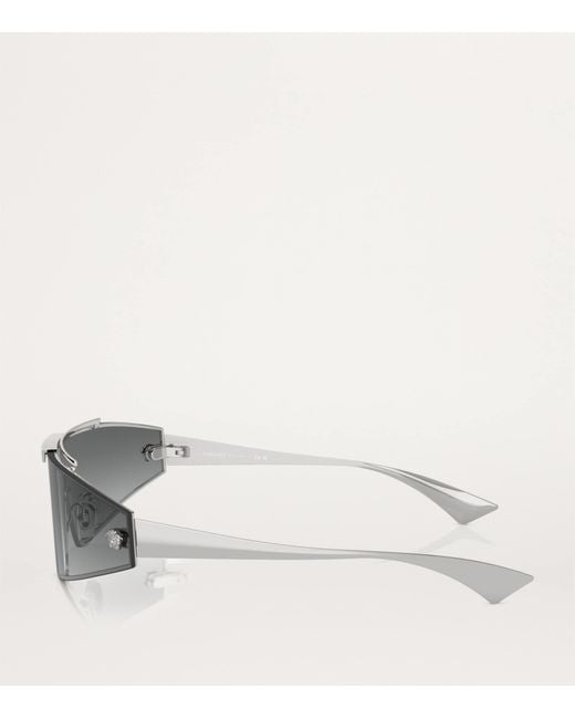 Versace Gray Metal Ve2265 Sunglasses