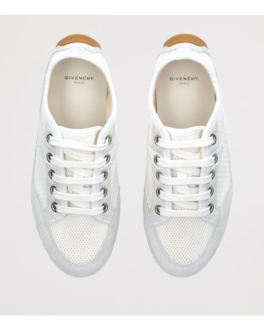 Givenchy White Slim Low-Top Sneakers