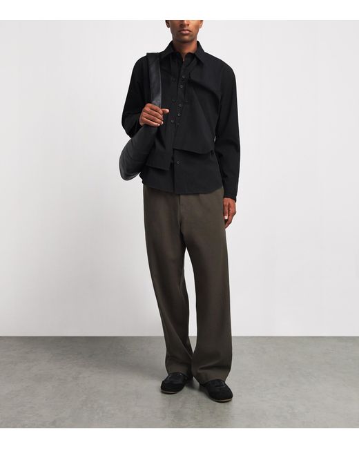 Craig Green Gray Cotton Utility Trousers for men