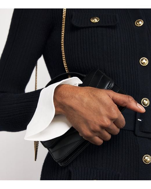 Self-Portrait Black Ribbed Dress