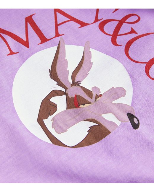 MAX&Co. Purple X Looney Tunes Wile E. Coyote T-shirt