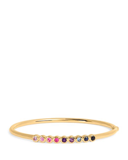 Emily P. Wheeler Natural And Mixed Sapphire Jill Bangle