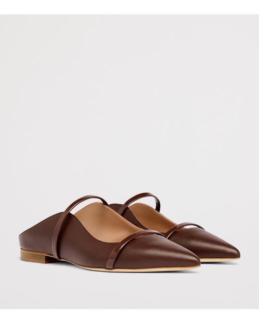 Malone Souliers Brown Leather Maureen Mules