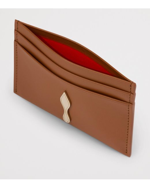 Christian Louboutin Brown Bettina Calfskin Card Holder