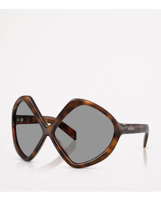 Prada Brown Acetate Pr B21S Sunglasses