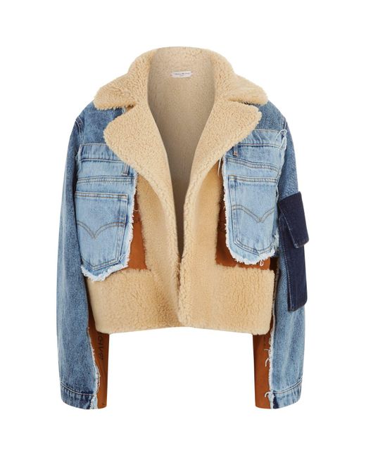 Natasha Zinko Shearling-lined Denim 