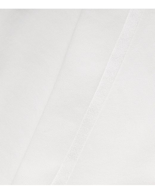 Vince White Crepe Dolmain T-Shirt