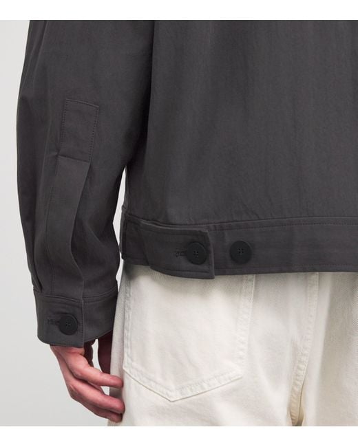 Studio Nicholson Gray Cotton-Blend Numa Overshirt for men