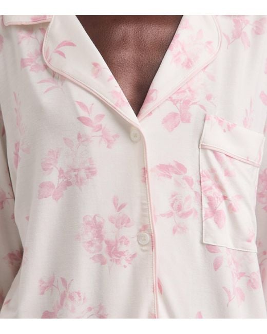 Eberjey Pink Floral Gisele Pyjama Set