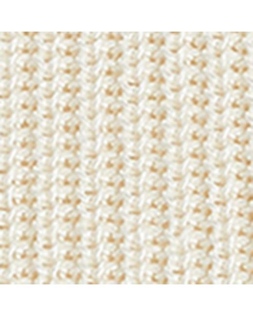 Ralph Lauren White Silk-Blend Sleeveless Sweater