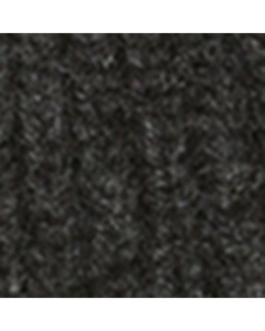 Max Mara Black Cashmere Monogram Beanie
