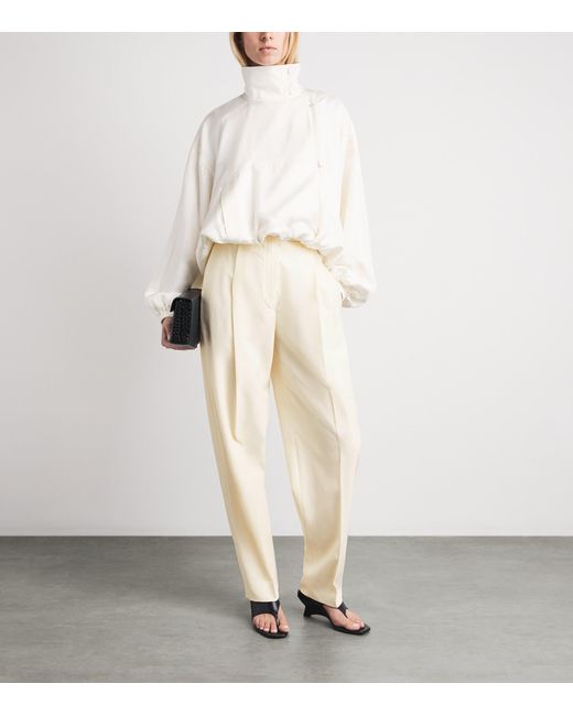 Rohe White Virgin Wool Daria Trousers