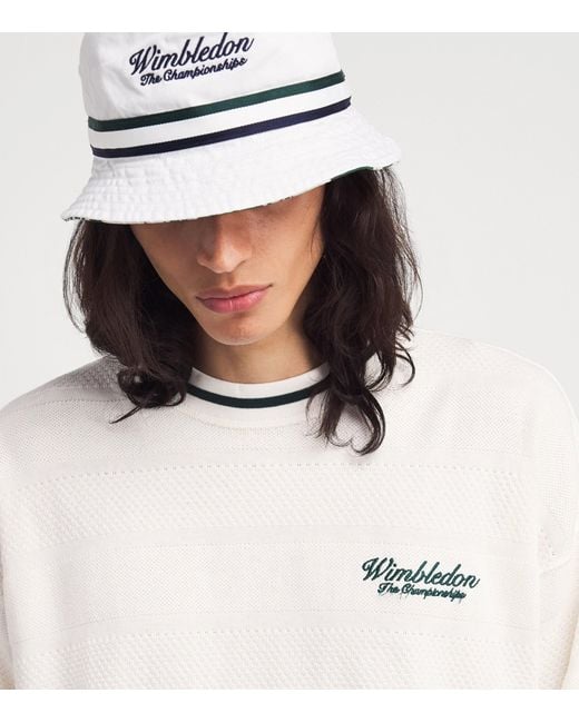 Polo Ralph Lauren White X Wimbledon Cotton Sweater for men