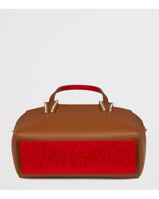 Christian Louboutin Brown Cabata Mini Calfskin Tote Bag