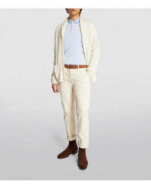 Polo Ralph Lauren Blue Pima Cotton Polo Shirt for men