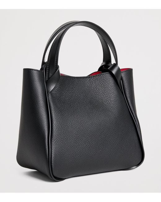 Christian Louboutin Black Bettina Mini Leather Tote Bag