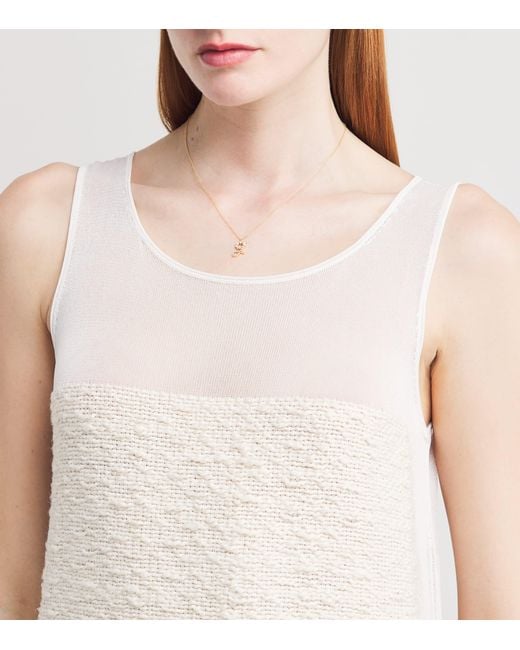 Sophie Bille Brahe Metallic And Diamond Soprano 'G' Necklace