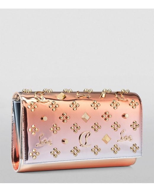 Christian Louboutin Paloma Studded Clutch Bag in Pink Lyst Canada