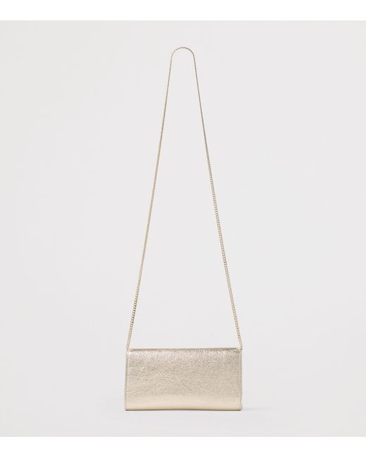 Jimmy Choo Gray Emmie Clutch Bag