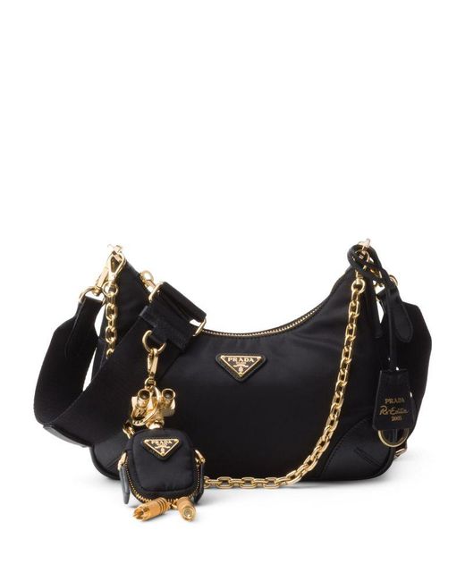 Prada Re Nylon Re Edition 2005 Shoulder Bag in Black Lyst UK