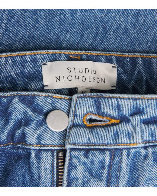 Studio Nicholson Blue Riso Straight Jeans for men