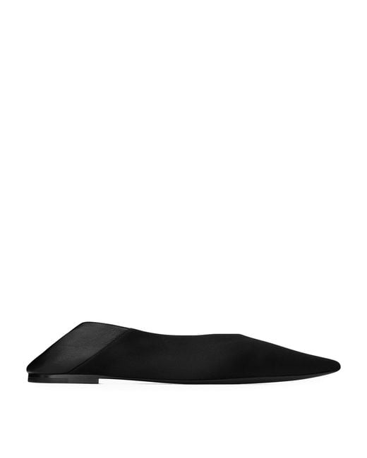 Saint Laurent Black Nour Ballet Flats