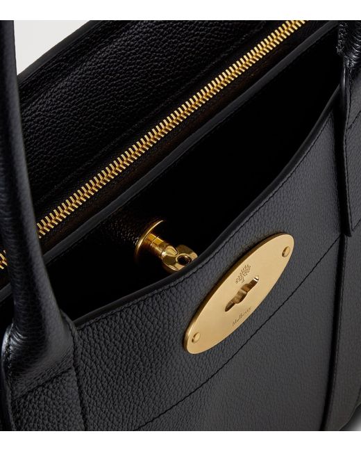 Mulberry Black Leather Bayswater 9 To 5 Tote Bag