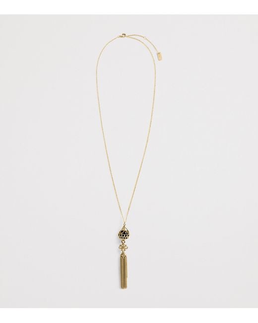 Chloé Metallic Tassle-Detail Necklace