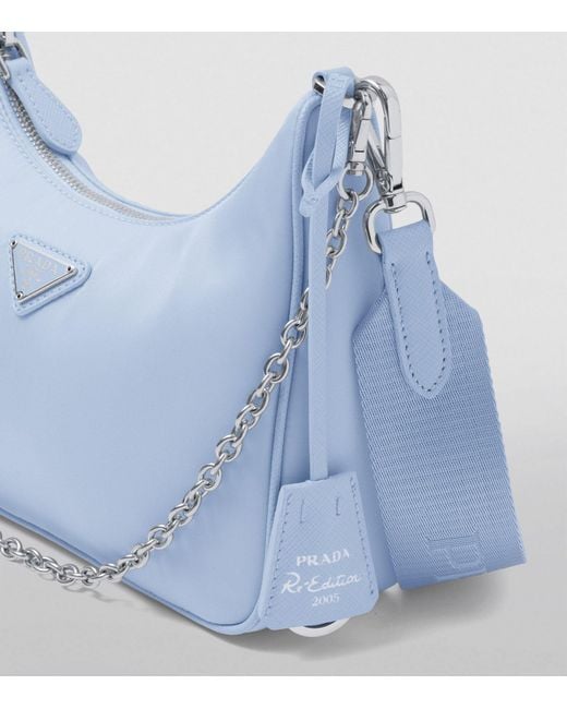 Prada Blue Re-nylon Re-edition 2005 Shoulder Bag