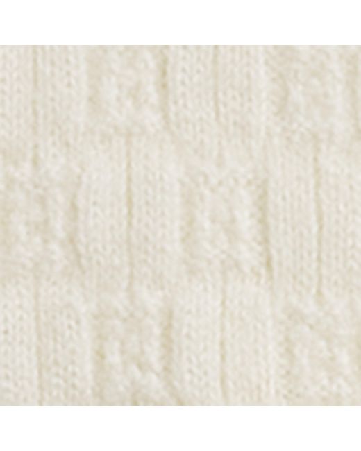 Falke White Alpaca-Blend Brick Wall Socks