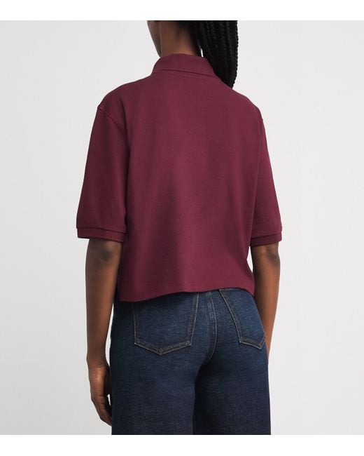 Sandro Red Cotton Polo Shirt