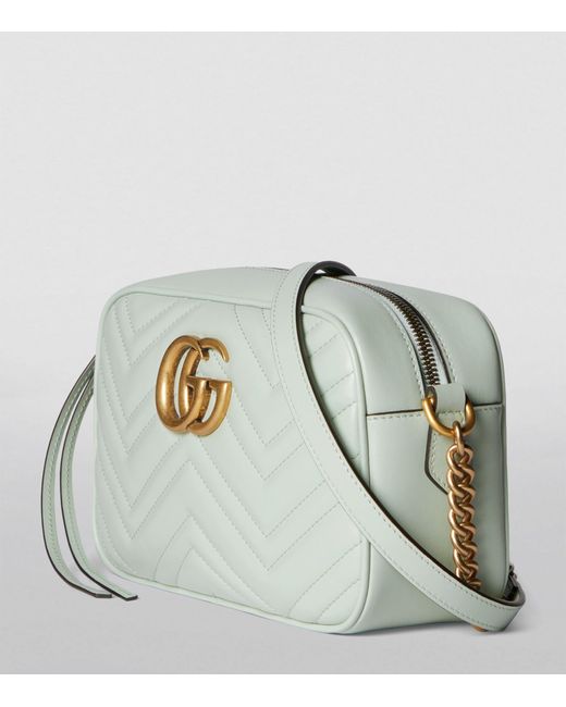 Gucci Metallic Small Leather Gg Marmont Cross-body Bag
