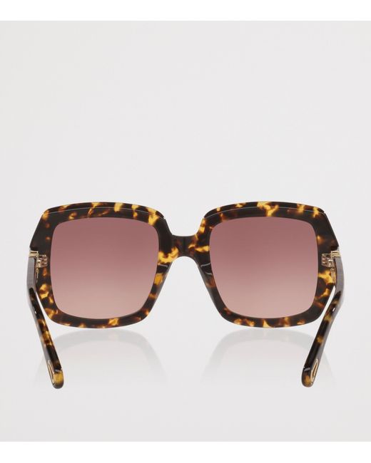 Chloé Brown Ch0301S Rectangle Sunglasses