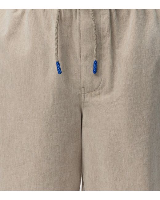 Loewe Natural Layered Drawstring Shorts for men