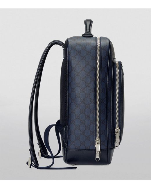 Gucci Blue Medium Mini Gg Backpack for men