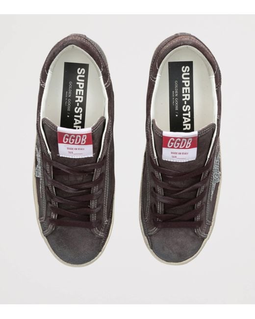Golden Goose Deluxe Brand Brown Suede Super-Star Sneakers