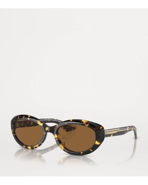 Oliver Peoples Brown Acetate 1969C Sunglasses