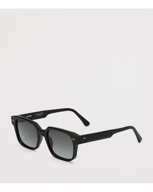Ahlem Black Gros Caillou Square Sunglasses for men