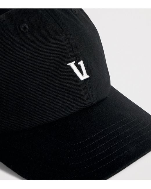 vuori Black Dad Baseball Cap for men