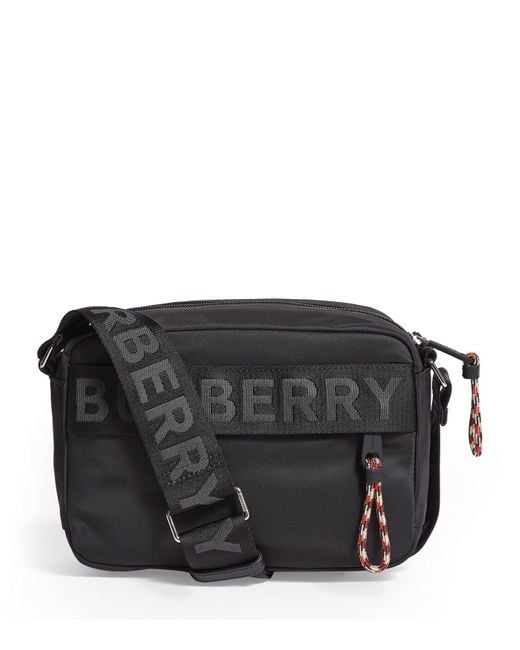 Burberry Black Logo Shoulder Bag for men